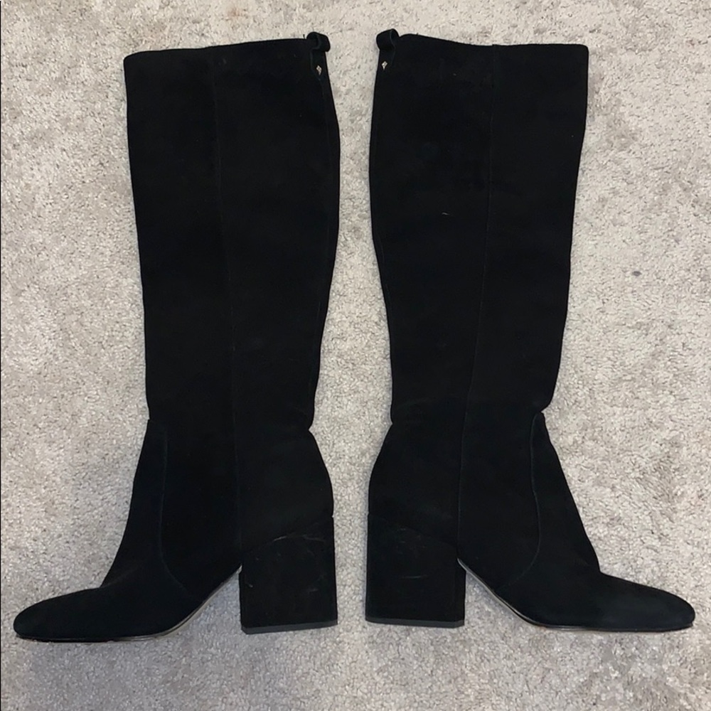 Sam Edelman Black Suede Boots
